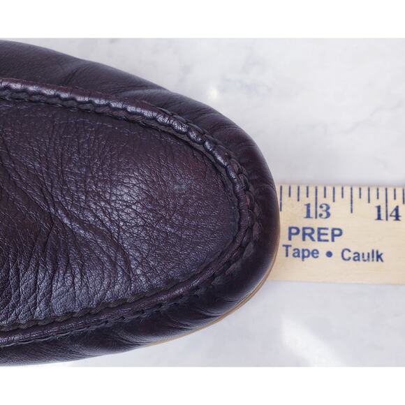 PETER MILLAR Leather Boat Shoes Men's Size 13M w/ ? Sheepskin Removable Insoles - Picture 14 of 16